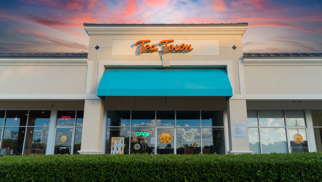 Profitable Tea Town, Located in Montgomery Alabama